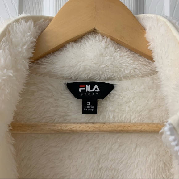 FILA Sport Sherpa Teddy Jacket - Picture 5 of 9